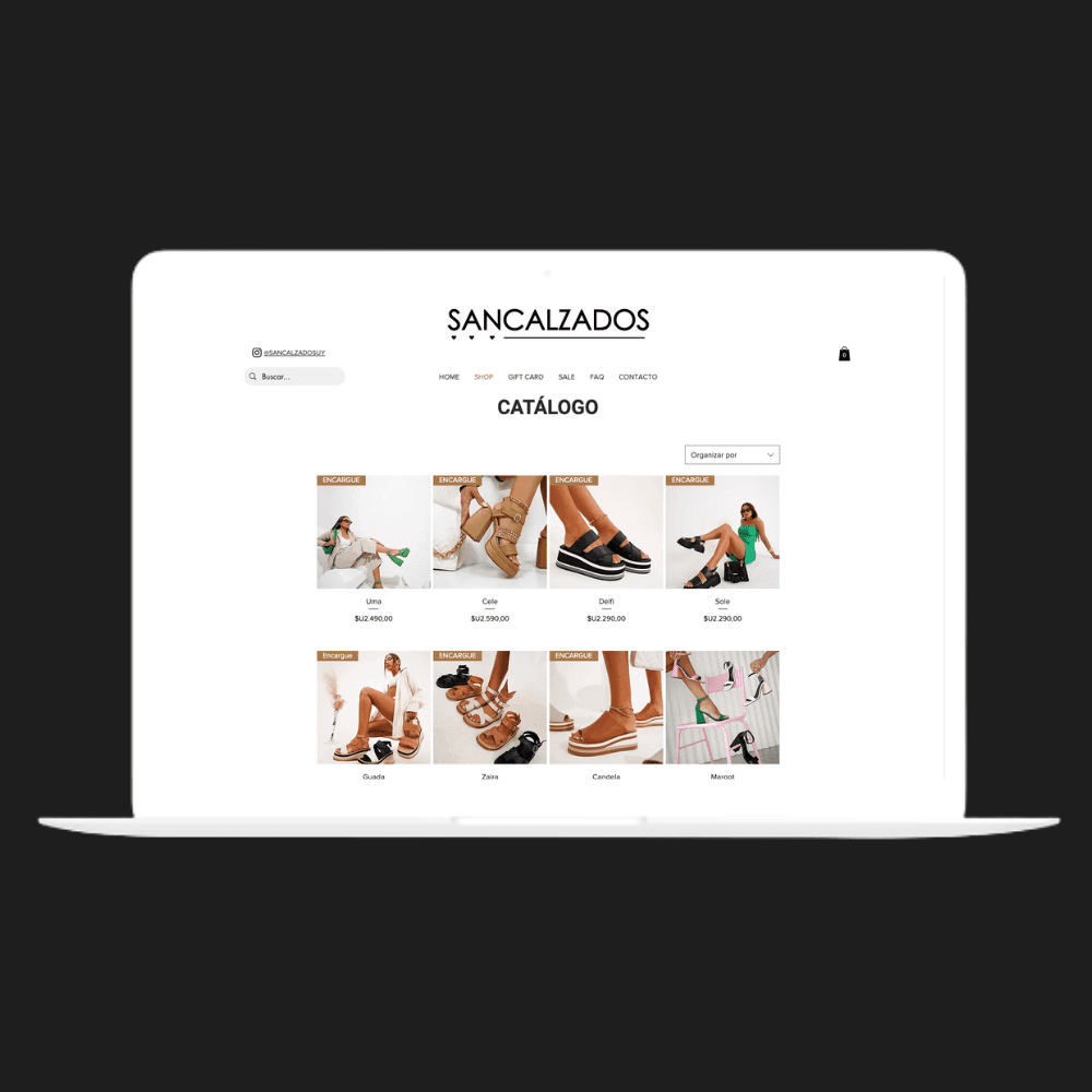 ecommerce sancalzados